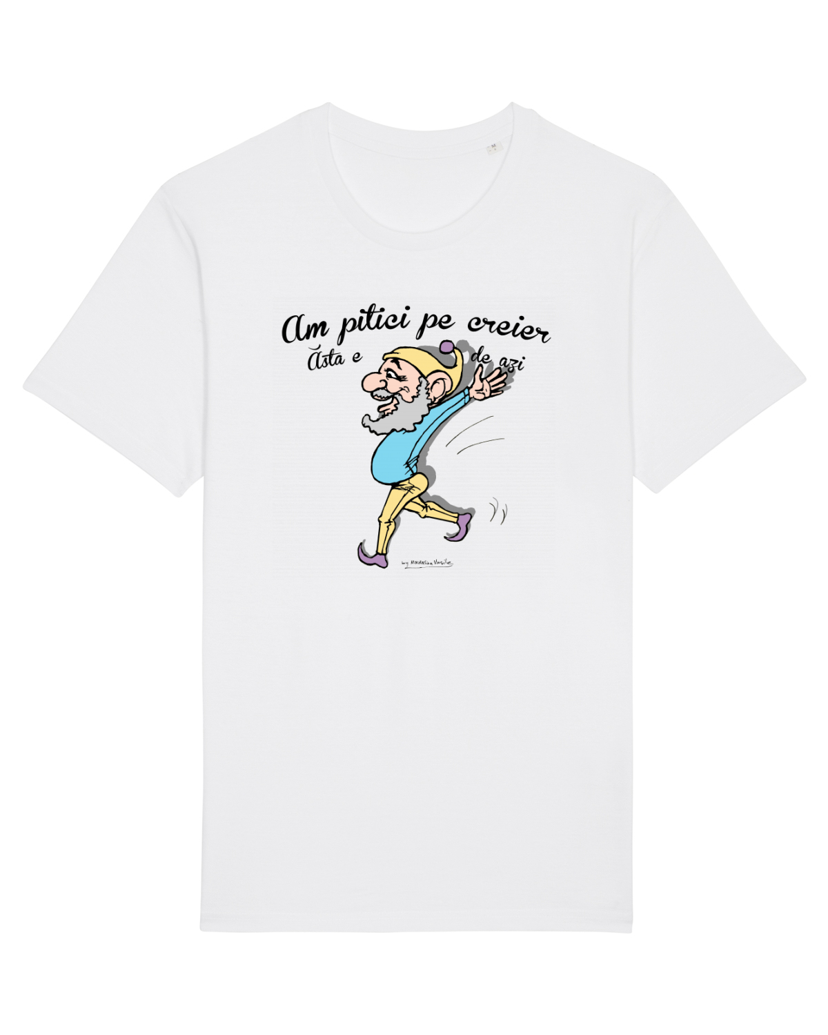 Tricou mânecă scurtă Unisex Rocker White