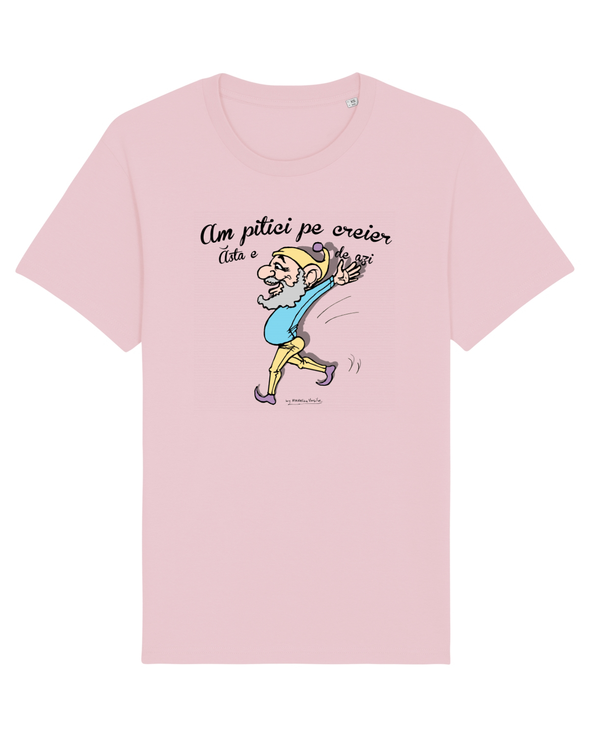 Tricou mânecă scurtă Unisex Rocker Cotton Pink