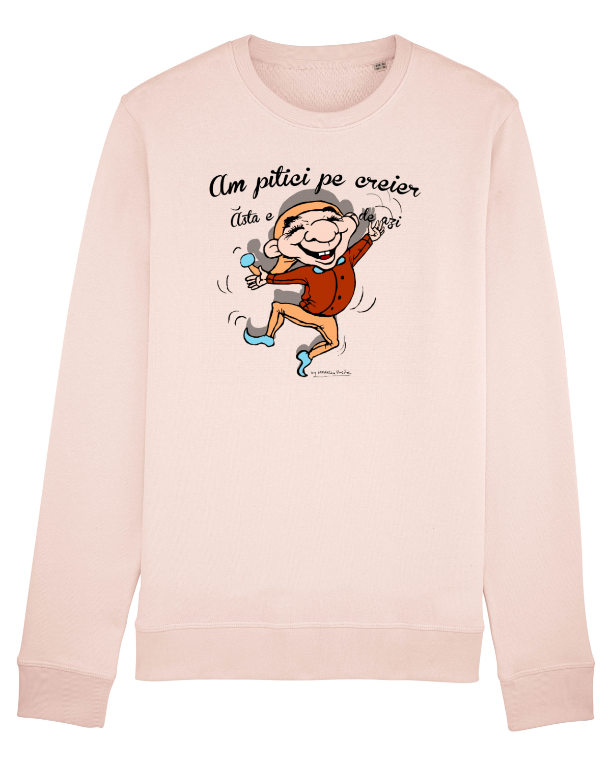 Bluză mânecă lungă Unisex Rise Candy Pink