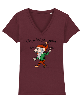 Pitici pe creier - Piticul nervos Burgundy