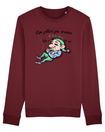 Pitici pe creier - Piticul leneș Burgundy
