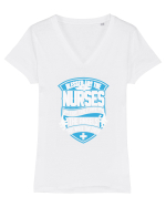 NURSE Tricou mânecă scurtă guler V Damă Evoker