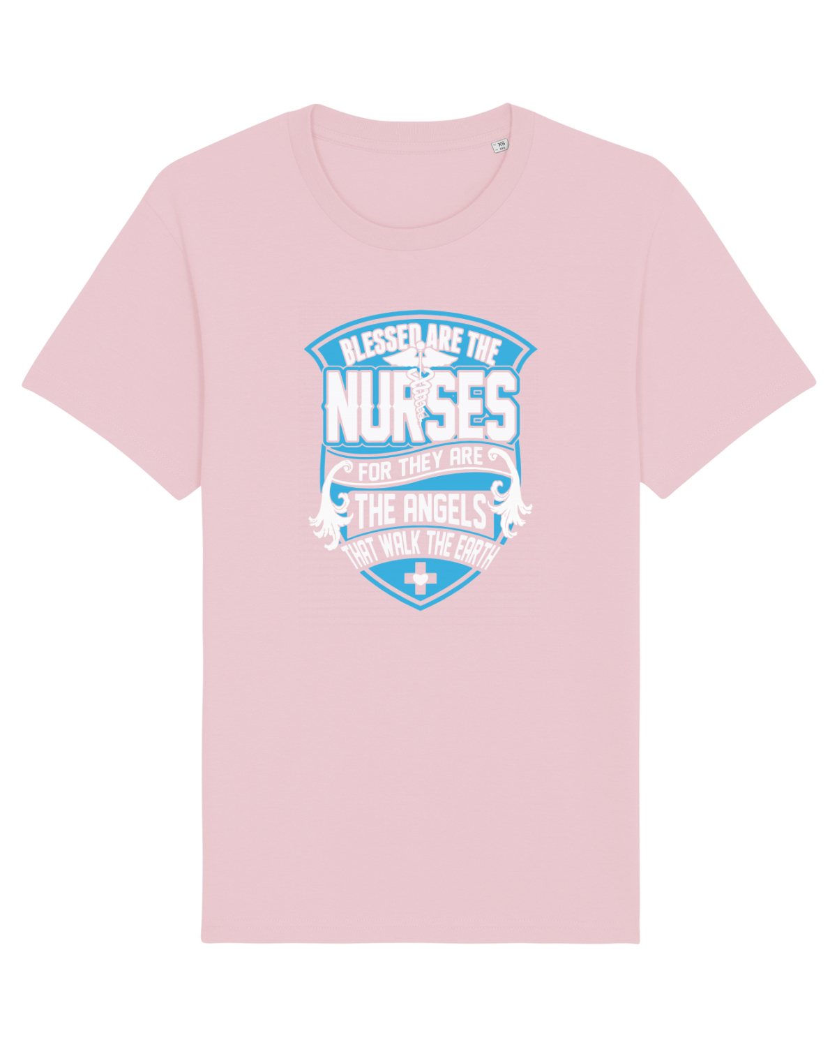 Tricou mânecă scurtă Unisex Rocker Cotton Pink
