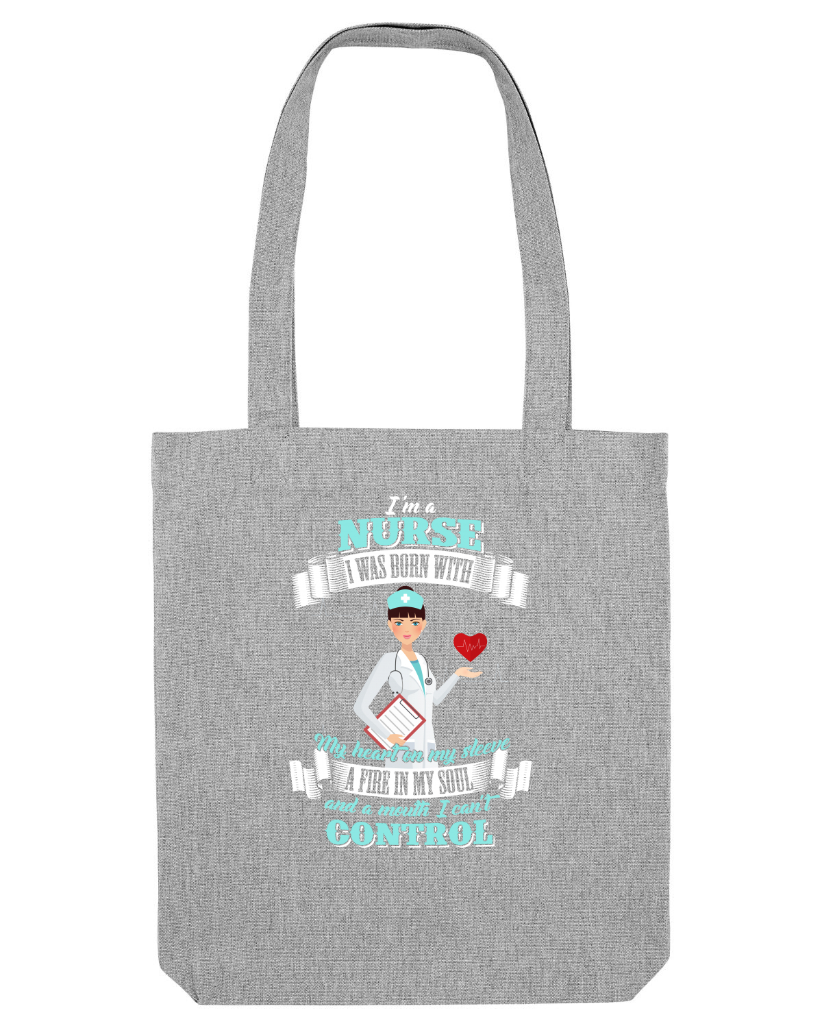 Sacoșă textilă Heather Grey