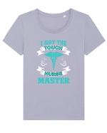 NURSE Tricou mânecă scurtă guler larg fitted Damă Expresser