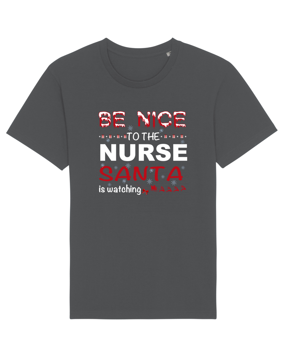 Tricou mânecă scurtă Unisex Rocker Anthracite