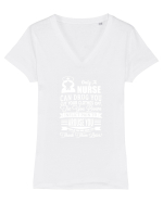 NURSE Tricou mânecă scurtă guler V Damă Evoker