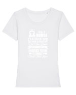 NURSE Tricou mânecă scurtă guler larg fitted Damă Expresser