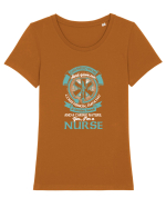 NURSE Tricou mânecă scurtă guler larg fitted Damă Expresser