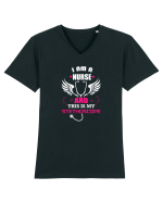 NURSE Tricou mânecă scurtă guler V Bărbat Presenter