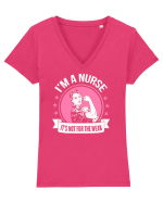 NURSE Tricou mânecă scurtă guler V Damă Evoker
