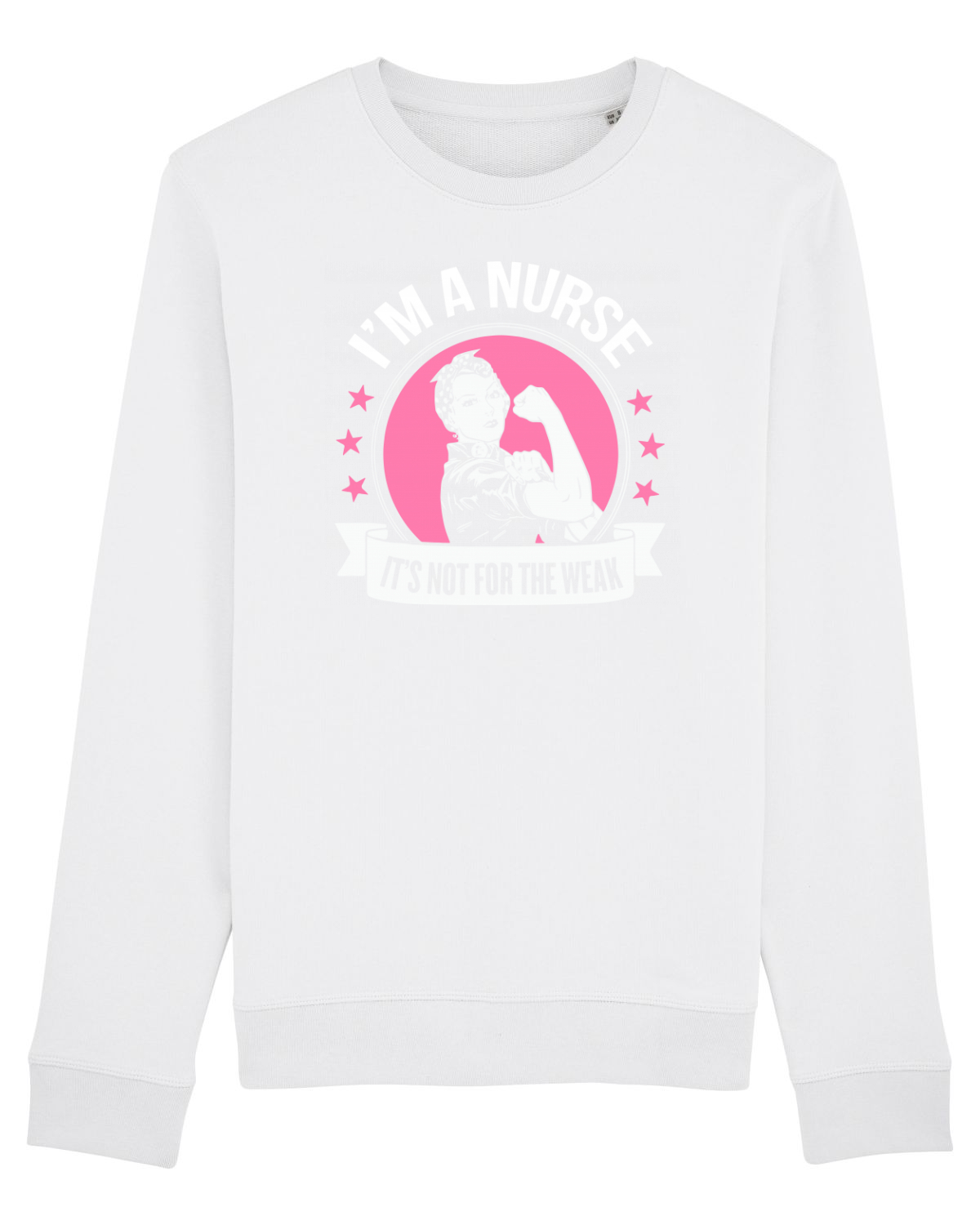Bluză mânecă lungă Unisex Rise White