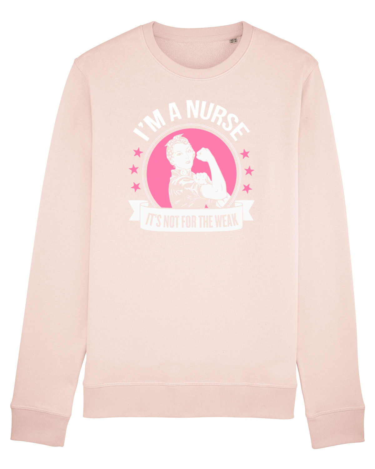 Bluză mânecă lungă Unisex Rise Candy Pink