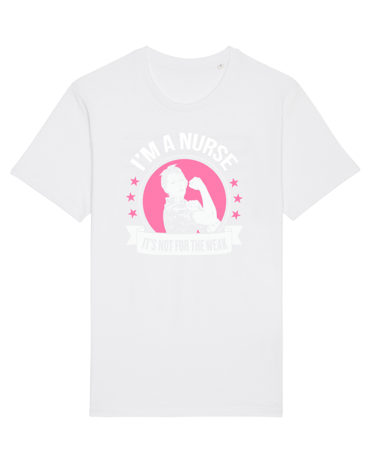 Tricou mânecă scurtă Unisex Rocker White