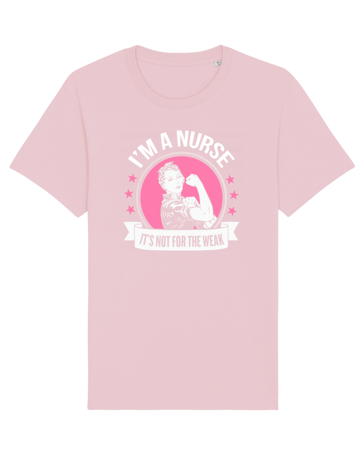 Tricou mânecă scurtă Unisex Rocker Cotton Pink