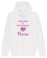 NURSE Hanorac cu fermoar Unisex Connector