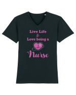 NURSE Tricou mânecă scurtă guler V Bărbat Presenter
