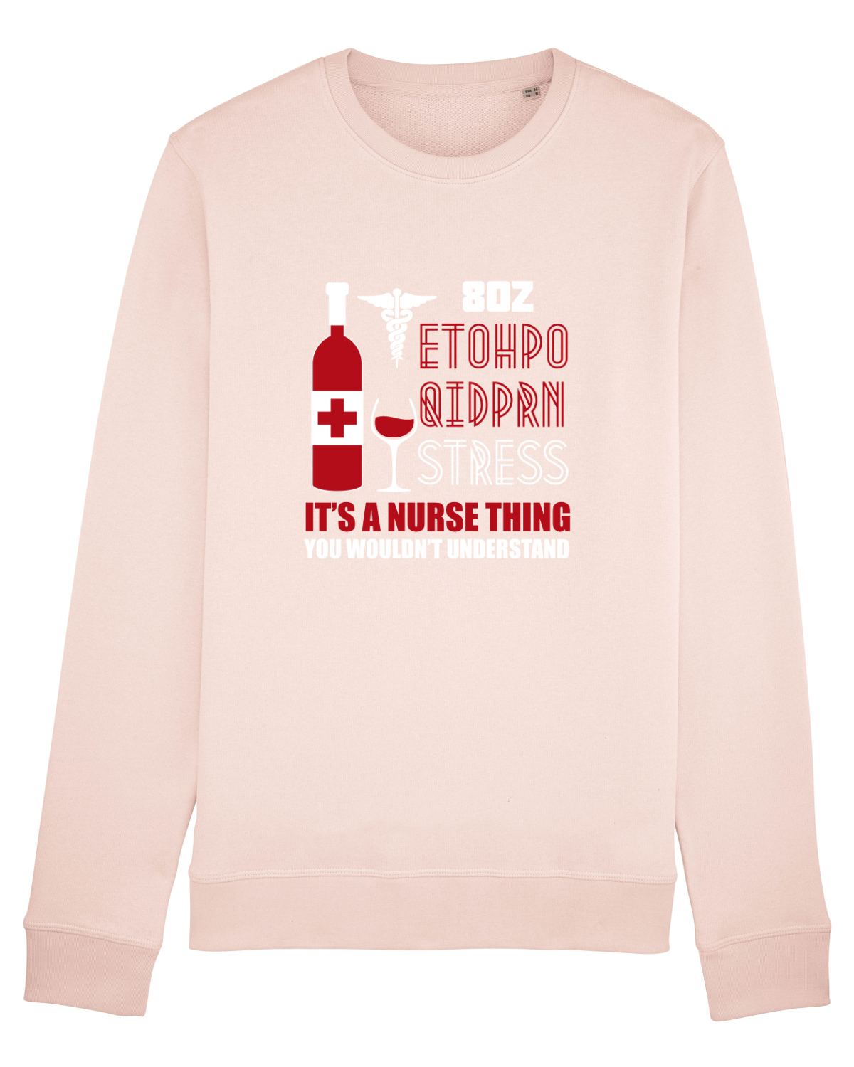 Bluză mânecă lungă Unisex Rise Candy Pink