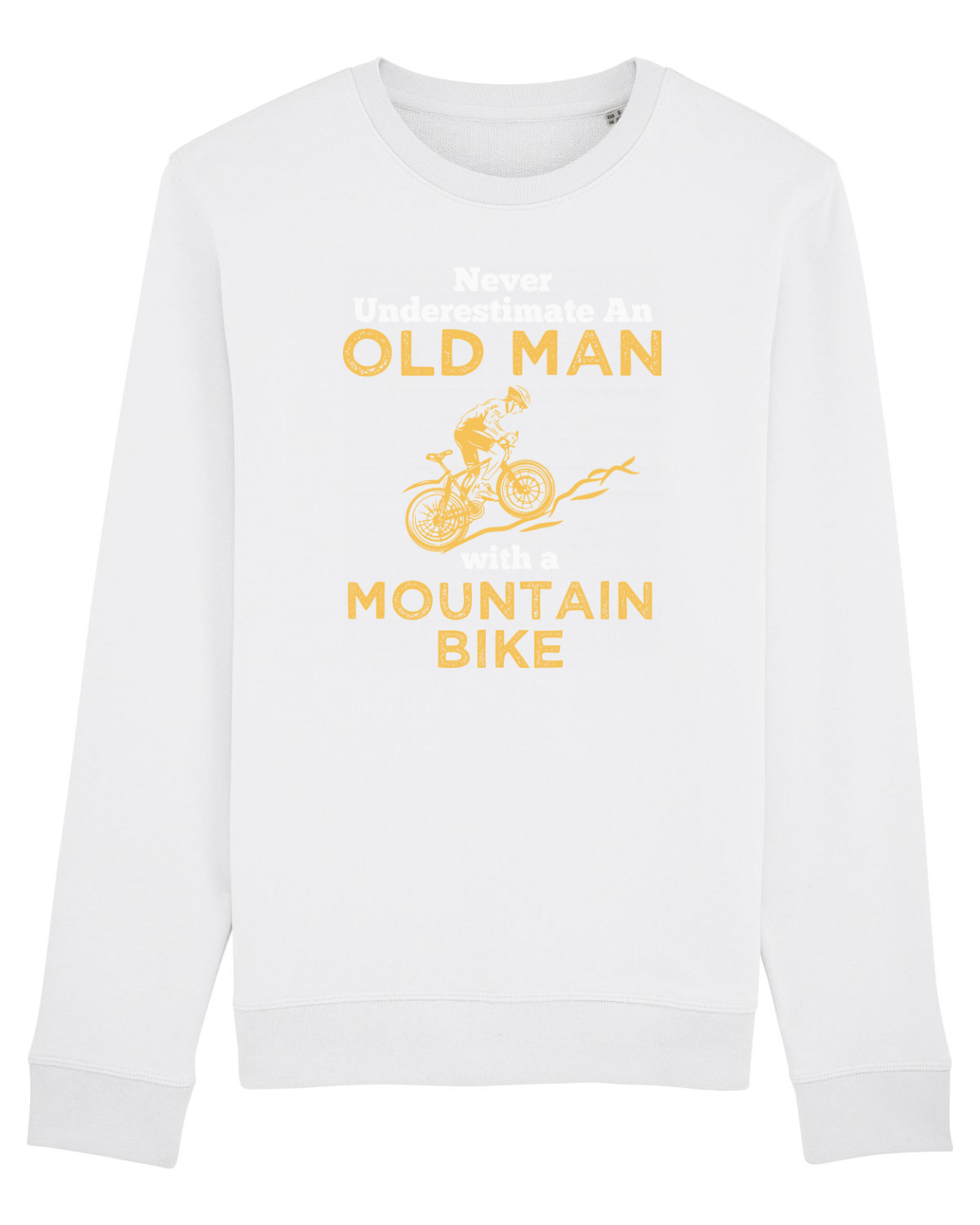 Bluză mânecă lungă Unisex Rise White