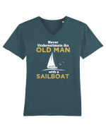 SAILBOAT Tricou mânecă scurtă guler V Bărbat Presenter