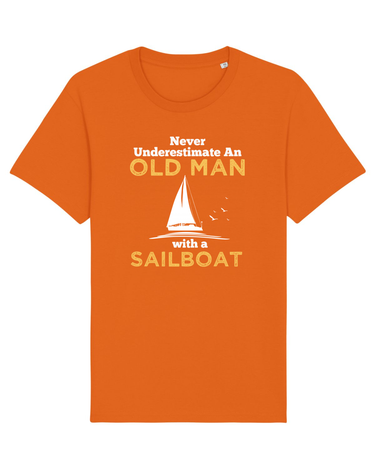 Tricou mânecă scurtă Unisex Rocker Bright Orange