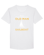 SAILBOAT Tricou mânecă scurtă guler larg Bărbat Skater
