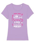 NURSE Tricou mânecă scurtă guler larg fitted Damă Expresser