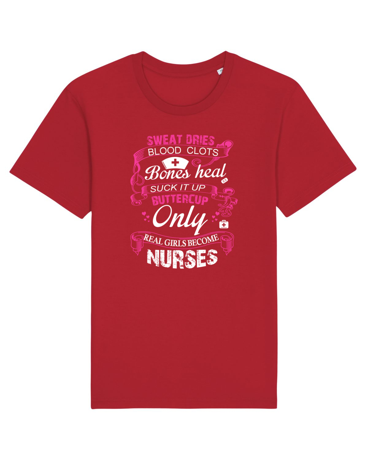 Tricou mânecă scurtă Unisex Rocker Red