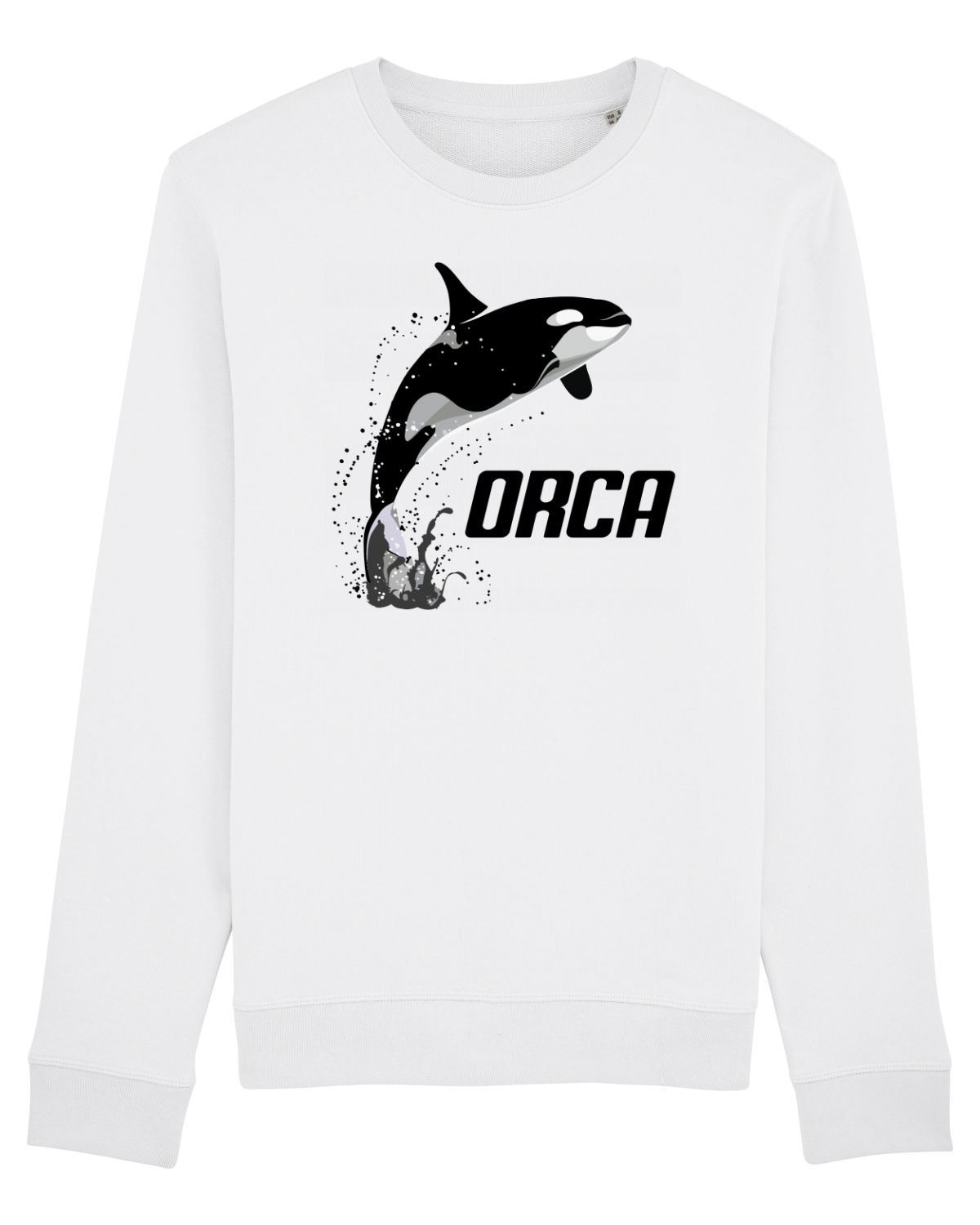 Bluză mânecă lungă Unisex Rise White