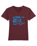 PAPA BEAR Tricou mânecă scurtă guler V Bărbat Presenter