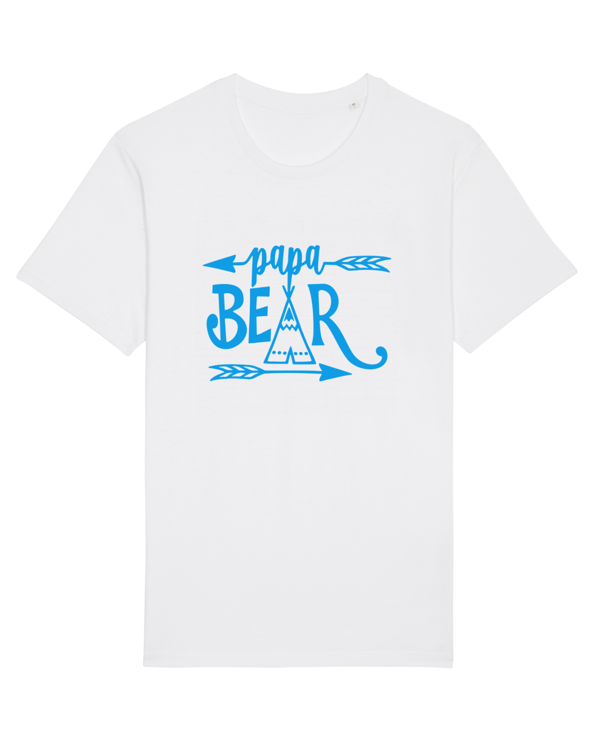 Tricou mânecă scurtă Unisex Rocker White