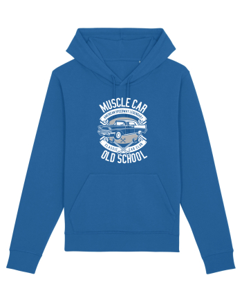 Muscle Car Vintage White Royal Blue