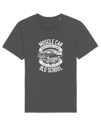 Muscle Car Vintage White Anthracite