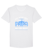 PAPA Tricou mânecă scurtă guler larg Bărbat Skater
