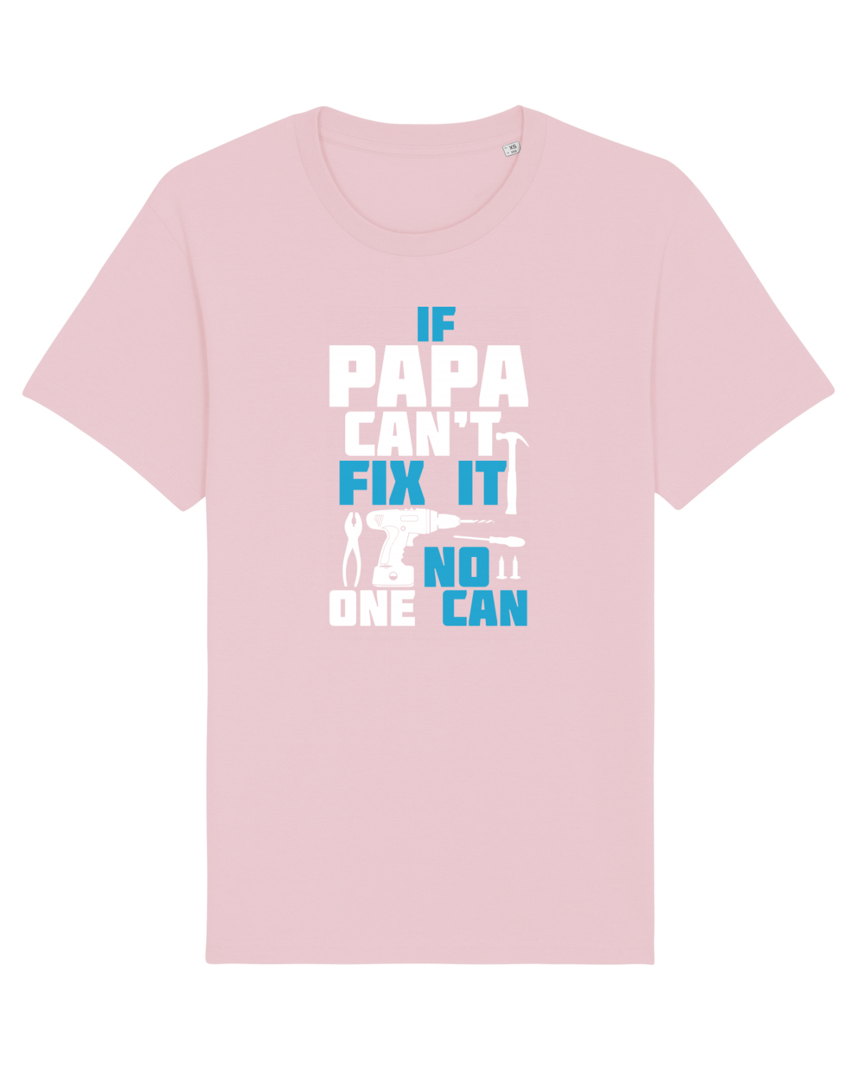 Tricou mânecă scurtă Unisex Rocker Cotton Pink