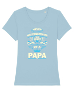 PAPA Tricou mânecă scurtă guler larg fitted Damă Expresser