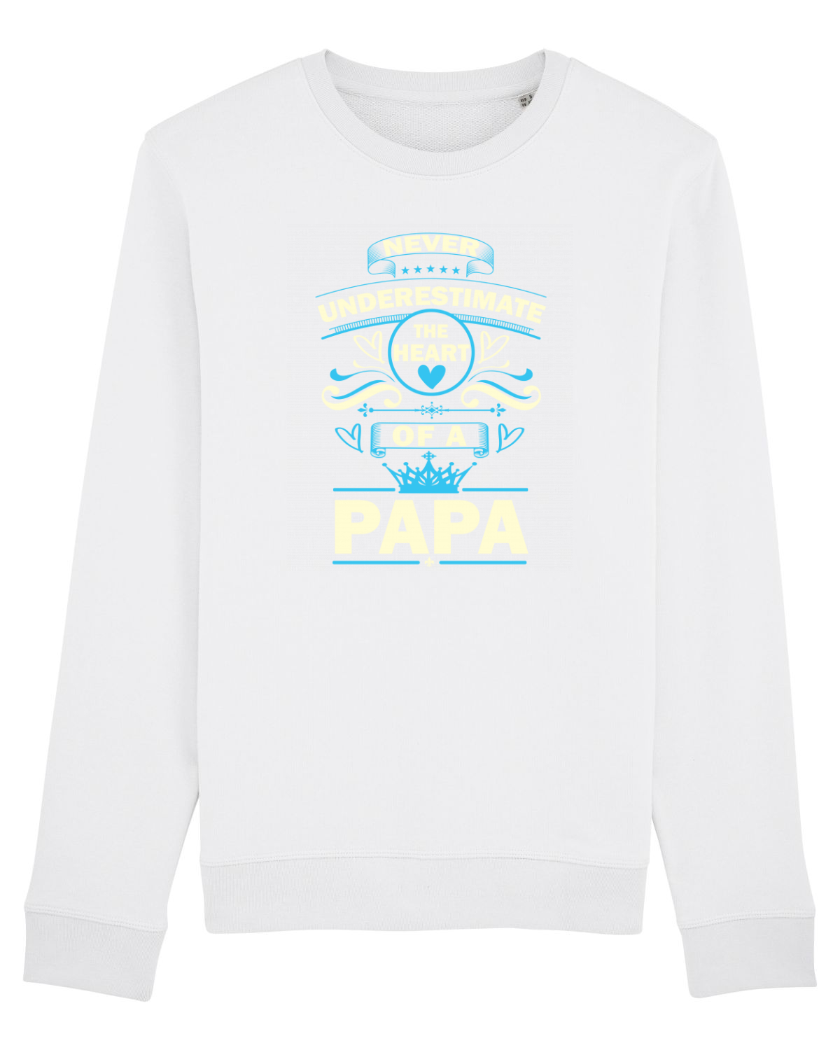 Bluză mânecă lungă Unisex Rise White