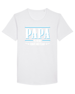PAPA Tricou mânecă scurtă guler larg Bărbat Skater