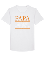PAPA Tricou mânecă scurtă guler larg Bărbat Skater