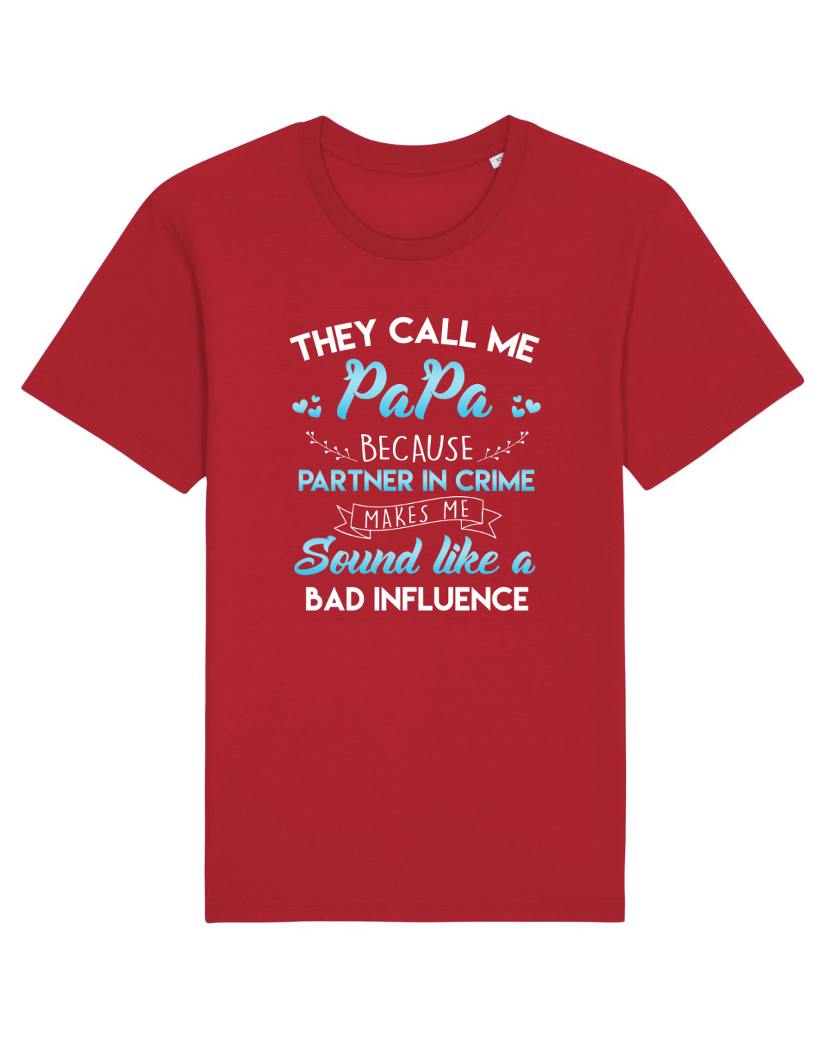 Tricou mânecă scurtă Unisex Rocker Red