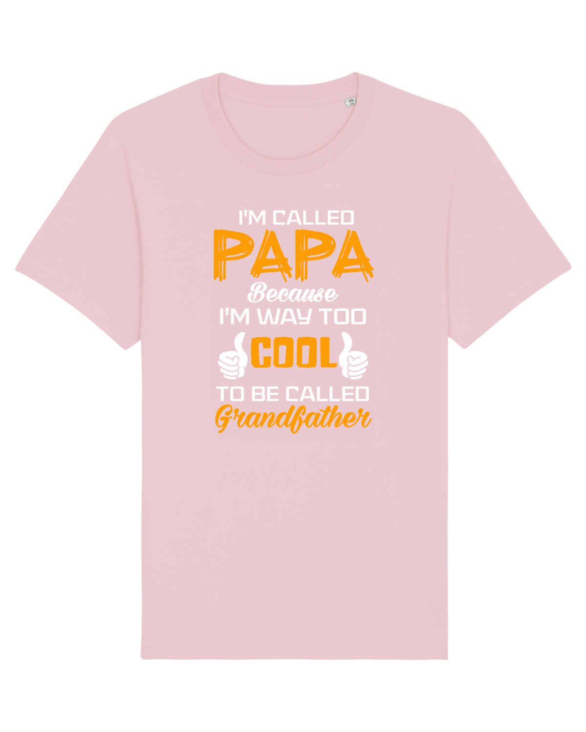 Tricou mânecă scurtă Unisex Rocker Cotton Pink