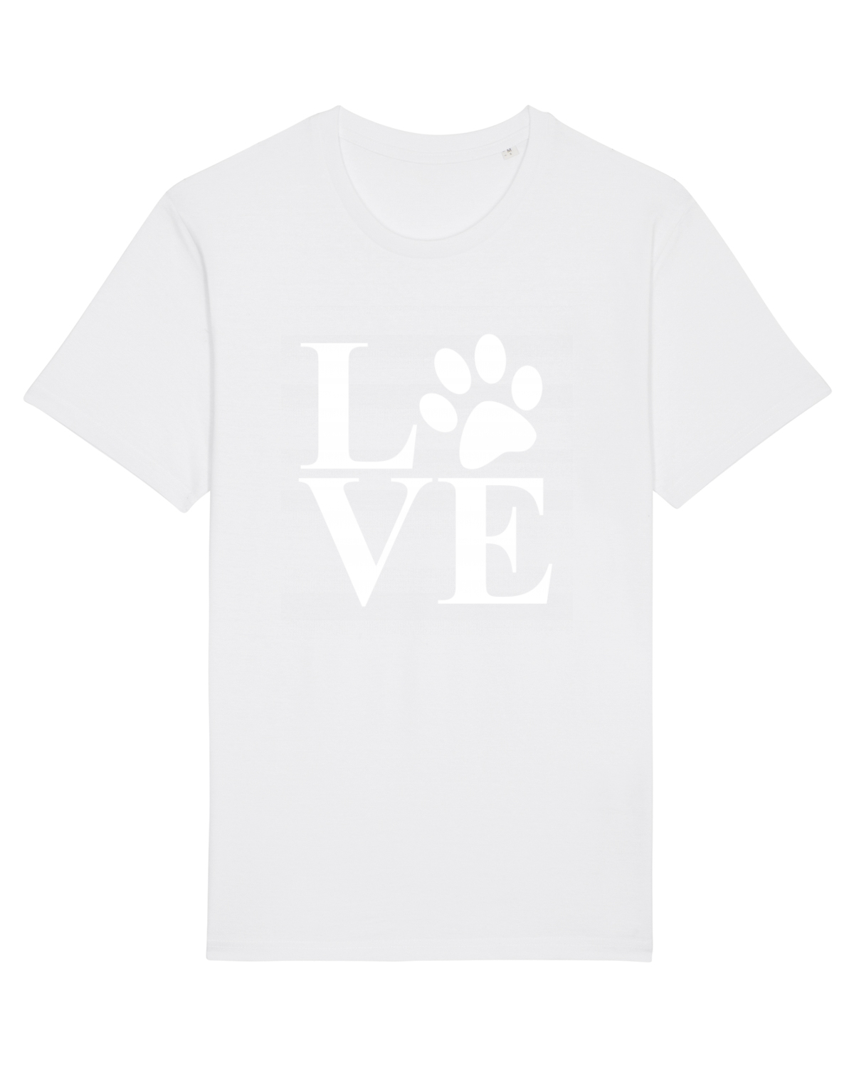 Tricou mânecă scurtă Unisex Rocker White