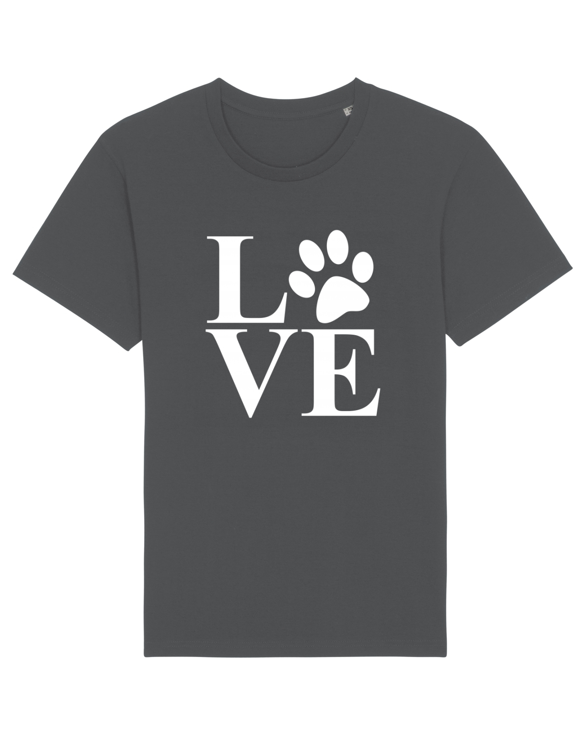 Tricou mânecă scurtă Unisex Rocker Anthracite