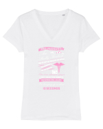 PHARMACIST Tricou mânecă scurtă guler V Damă Evoker