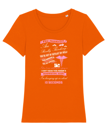 PHARMACIST Bright Orange