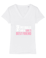 PIT BULL  Tricou mânecă scurtă guler V Damă Evoker