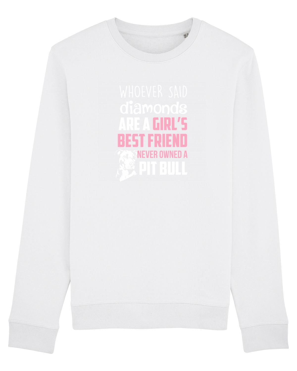 Bluză mânecă lungă Unisex Rise White