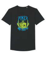 POKER Tricou mânecă scurtă guler larg Bărbat Skater