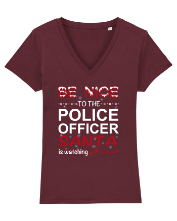 POLICE OFFICER Burgundy