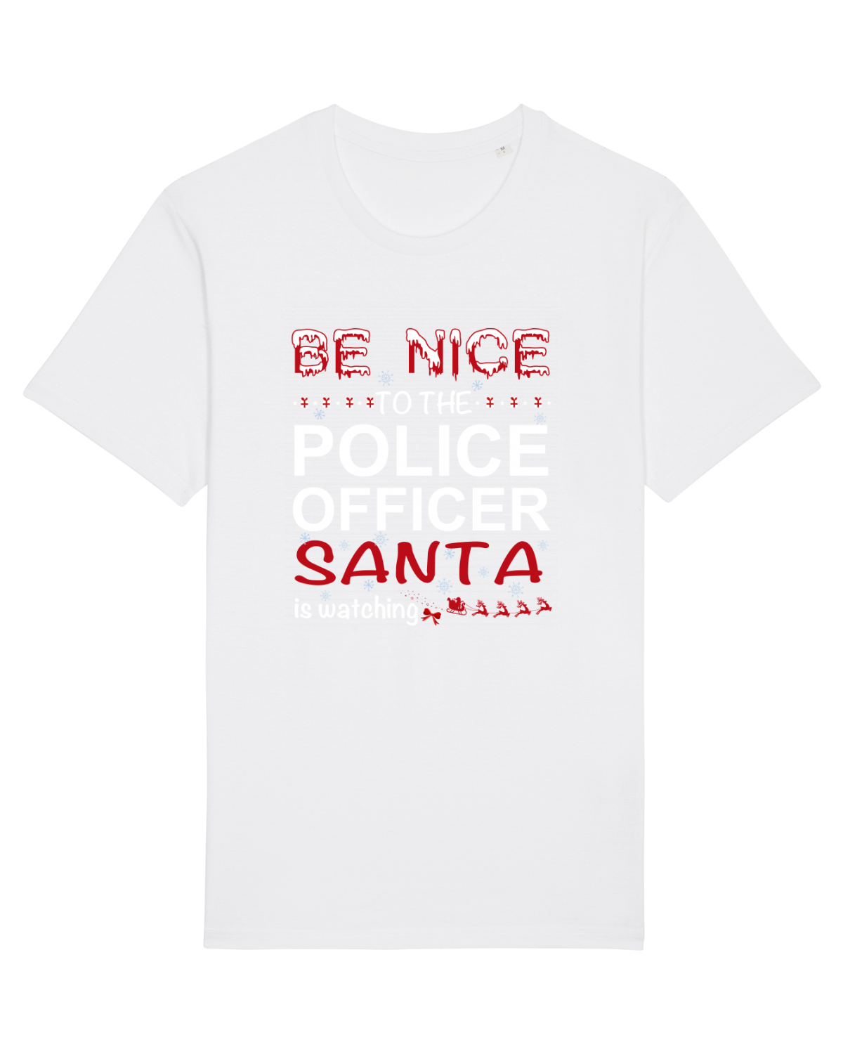 Tricou mânecă scurtă Unisex Rocker White